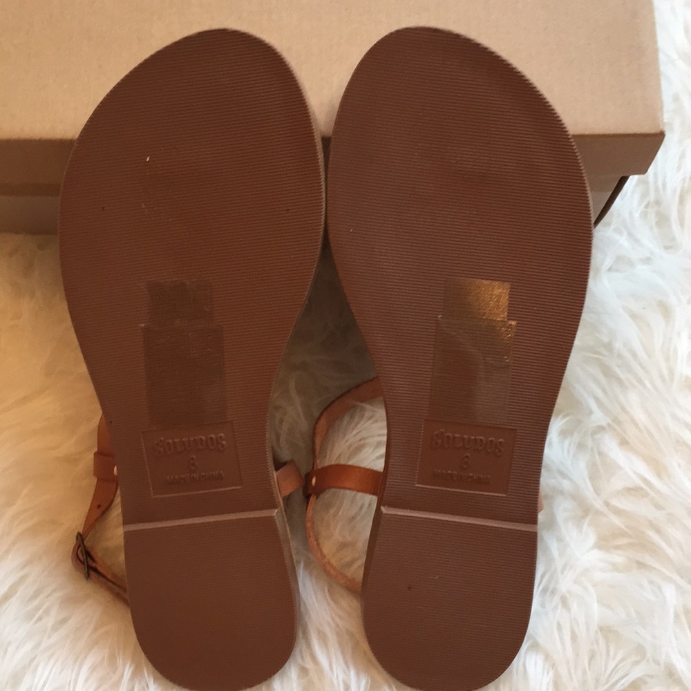 Soludos classic thong leather sandals - Picture 4 of 6